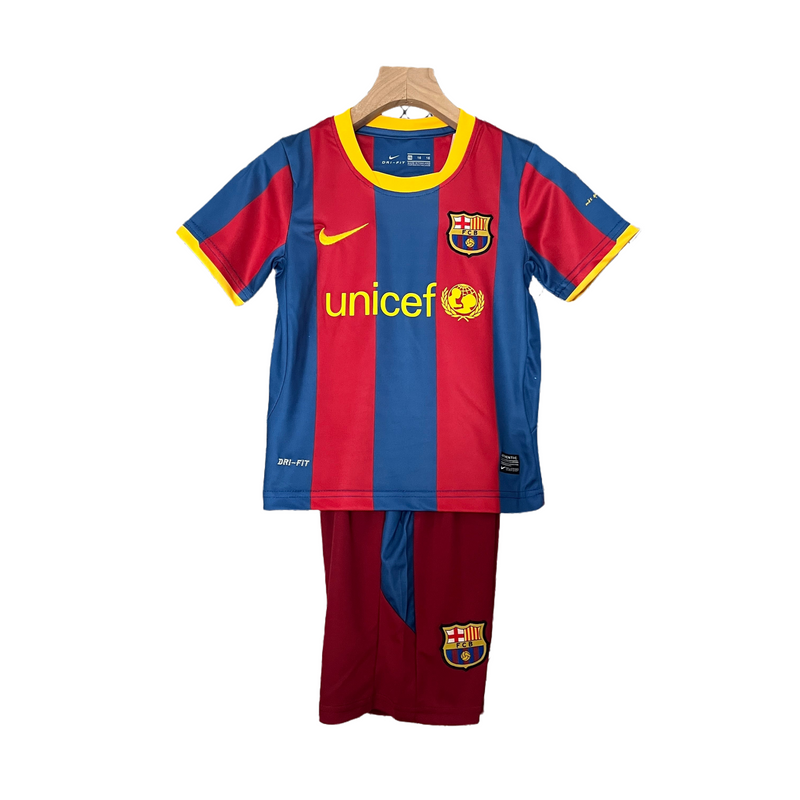 CAMISETA BARCELONA I 10/11 CONJUNTO INFANTIL (RETRO) - TIENDA DEL JUGADOR