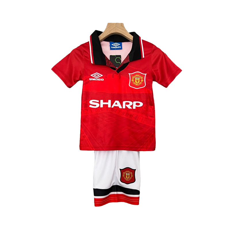 CAMISETA MANCHESTER UNITED I 94/96 CONJUNTO INFANTIL (RETRO) - TIENDA DEL JUGADOR