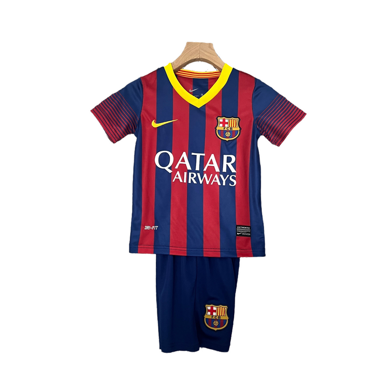 CAMISETA BARCELONA I 13/14 CONJUNTO INFANTIL (RETRO) - TIENDA DEL JUGADOR