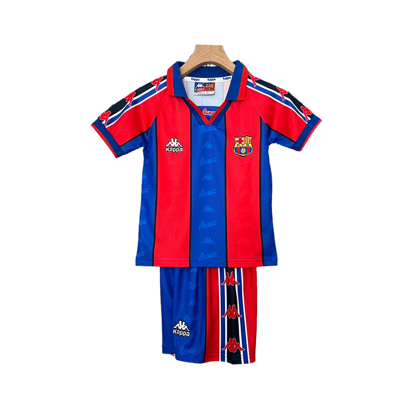 CAMISETA BARCELONA I 95/97 CONJUNTO INFANTIL (RETRO) - TIENDA DEL JUGADOR