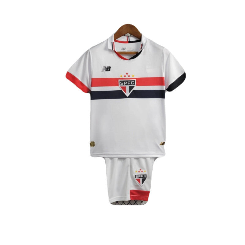 CAMISETA SÃO PAULO I 24/25 CONJUNTO INFANTIL - TIENDA DEL JUGADOR