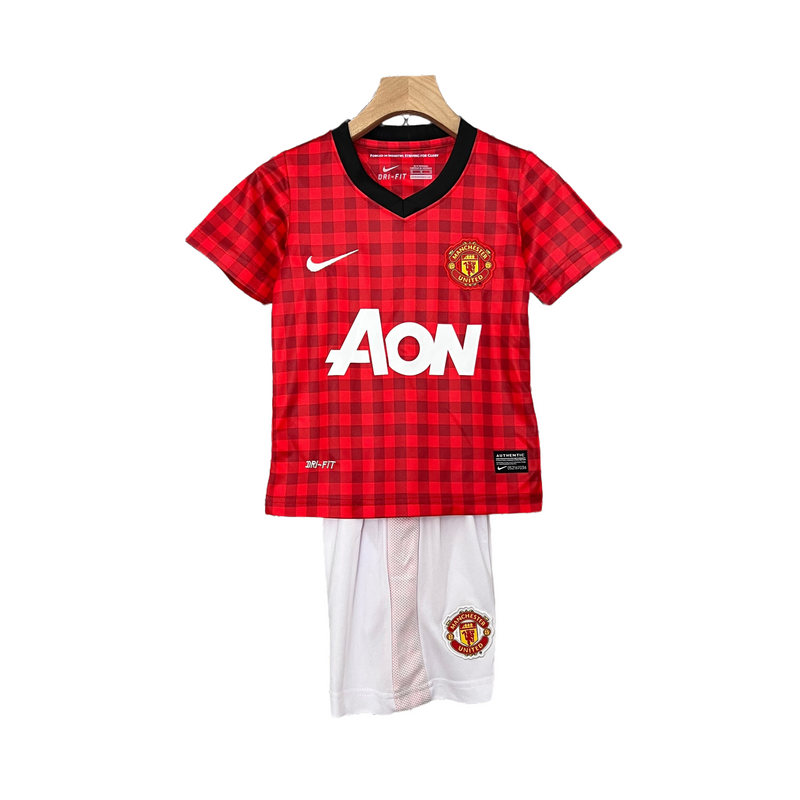 CAMISETA MANCHESTER UNITED I 12/13 CONJUNTO INFANTIL (RETRO) - TIENDA DEL JUGADOR