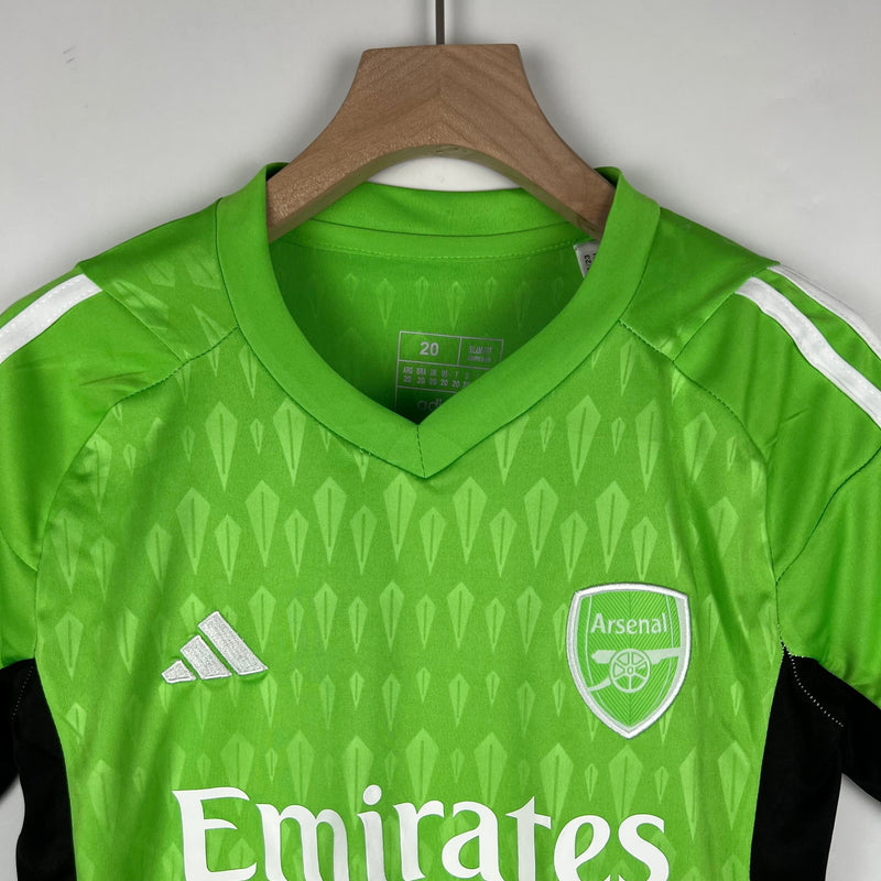 ARSENAL PORTERO II 23/24 CONJUNTO INFANTIL - TIENDA DEL JUGADOR