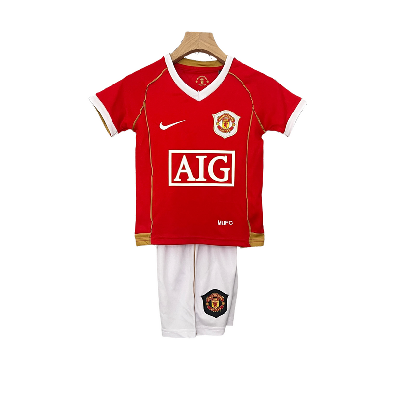 CAMISETA MANCHESTER UNITED I 06/07 CONJUNTO INFANTIL (RETRO) - TIENDA DEL JUGADOR