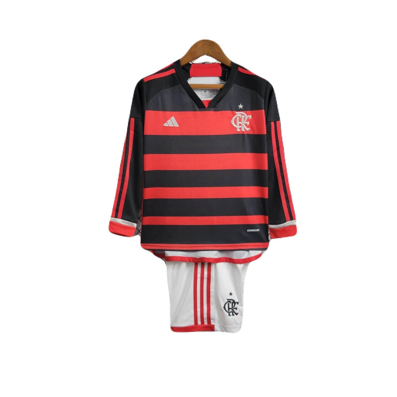 CAMISETA FLAMENGO MANGA LARGA I 24/25 CONJUNTO INFANTIL - TIENDA DEL JUGADOR