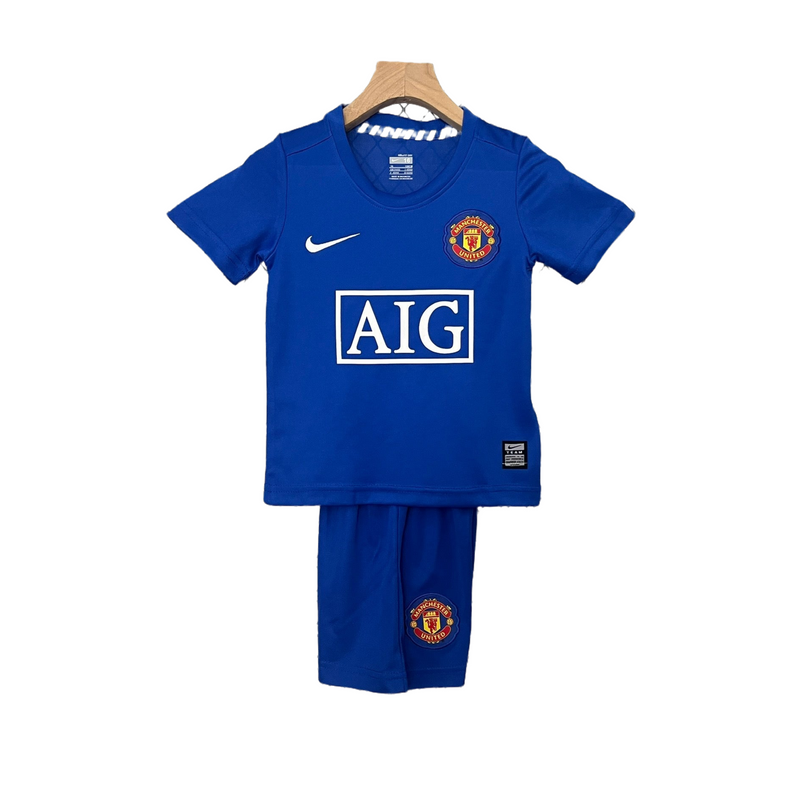 CAMISETA MANCHESTER UNITED III 08/09 CONJUNTO INFANTIL (RETRO) - TIENDA DEL JUGADOR