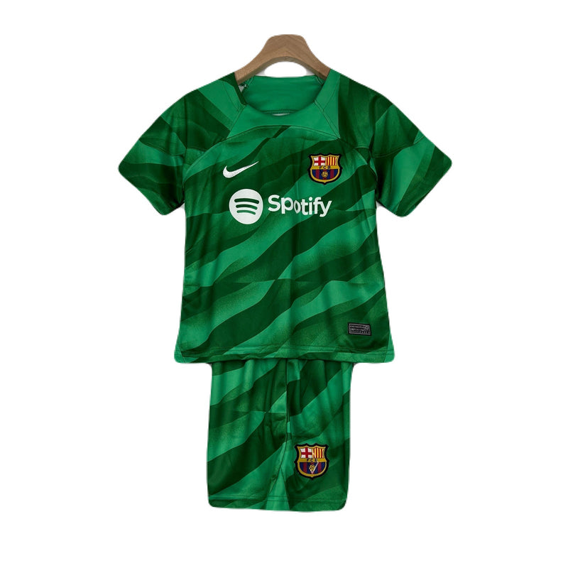 BARCELONA PORTERO I 23/24 CONJUNTO INFANTIL - TIENDA DEL JUGADOR