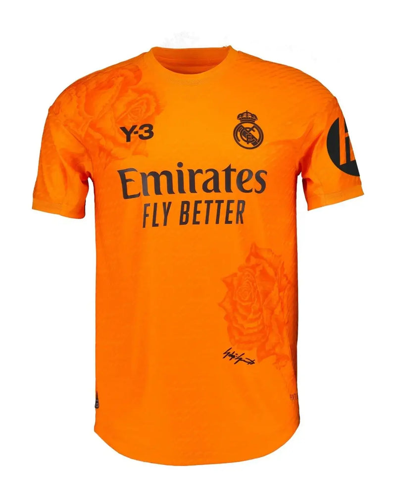 CAMISETA REAL MADRID Y-3 NARANJA 24/25 HOMBRE (VERSIÓN JUGADOR)