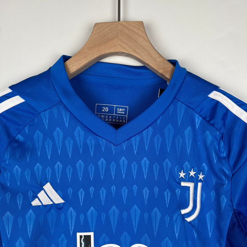 JUVENTUS PORTERO I 23/24 CONJUNTO INFANTIL - TIENDA DEL JUGADOR