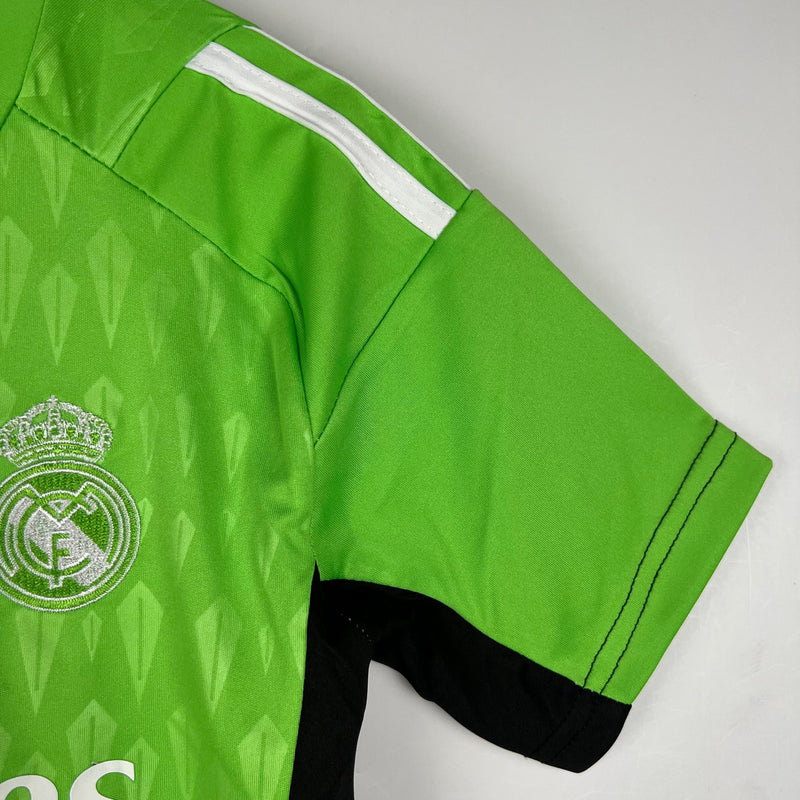 REAL MADRID PORTERO I 23/24 CONJUNTO INFANTIL - TIENDA DEL JUGADOR